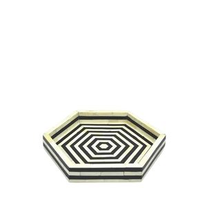 Plateau de service en incrustation d'os décoratif Bone Art Floral Design Bone Inlay Plateau de service fait à la main pour une table basse élégante à bas prix - Product Image 5