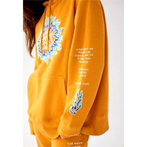 เสื้อฮู้ดดี้พิมพ์ลายพัฟคุณภาพสูงสั่งทำพิเศษสำหรับผู้ชาย ฤดูหนาว พร้อมโลโก้สั่งทำ ผ้าฝ้ายฟลีซ เป็นมิตรกับสิ่งแวดล้อม - Product Image 3