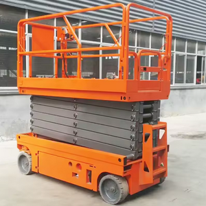 Plataforma Elevadora de Tijera Eléctrica Pequeña, 300 kg, 6 m, Hidráulica, Automática, Mini, Móvil, Autopropulsada - Product Image 4