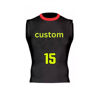 Camisetas de fútbol americano con capucha de compresión personalizadas para jóvenes y adultos 7v7 uniformes de fútbol con bandera OEM suministro de servicio ropa de equipo - Product Image 2