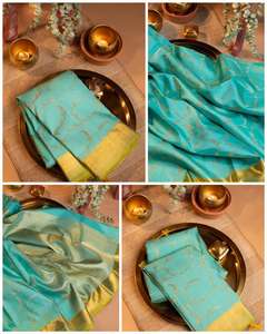 Sari en soie intégral exclusif Vesta Exports, pallu riche, travail jacquard, fêtes d'été, réversible, séchage rapide, magnifiquement conçu - Product Image 2