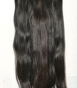 Extensiones de cabello humano Remy sin procesar de Color negro recto Natural de cabello virgen crudo de templo indio - Product Image 5