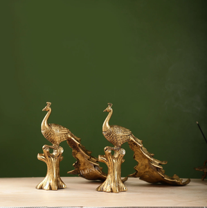 Handicraft Wooden and <b>Brass</b> Swan Showpiece for Table Top, Office, Home Decor & Gift Ideas at Wholesale Price From India - Product Image 3