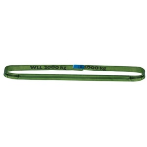 Eslinga Redonda de Poliéster Verde de 4m para Carga de 2000kg, Estándar EN 1492-2, Individual, DOLEZYCH - Product Image 1