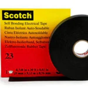 Высококачественная самоплавильная скотч Резиновая лента для сращивания 23, 19 мм x 9,15 м, черный цвет