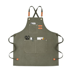 Delantal de lona impermeable transpirable delantal lona personalizable duradero a prueba de delantal al por mayor logotipo personalizado - Product Image 6