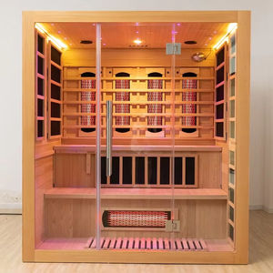 Full Spectrum Infrared <strong>Sauna</strong> and Steam <strong>Sauna</strong> Combined Hybrid <strong>Sauna</strong> Room for Homeuse - Product Image 1