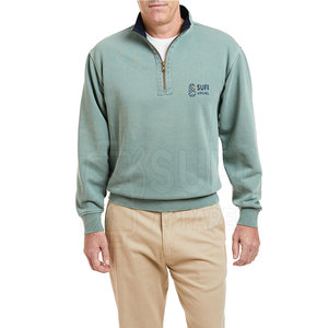 Sweat-shirt à fermeture éclair sur le devant en coton 100% pour homme, best-seller, hiver, séchage rapide, écologique, faible MOQ - Product Image 1