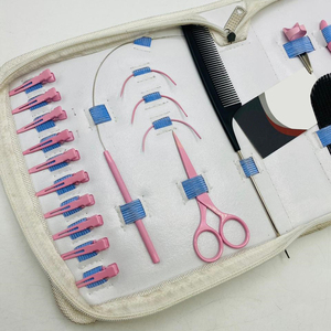 Vente en gros de kit d'outils d'extension de cheveux en boucle micro nano écologique ensemble de pinces en acier inoxydable avec aiguilles pour extensions de cheveux - Product Image 4