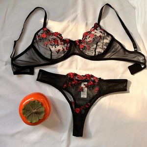 Body sexy en maille respirante brodé violet avec détails floraux à sequins, soutien léger, lingerie sculptante pour femme, été - Product Image 5