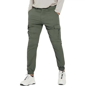 Haute qualité hommes hiver Cargo pantalon rayé pantalon nouveau Design décontracté pantalons de survêtement toile 100% coton imperméable - Product Image 1