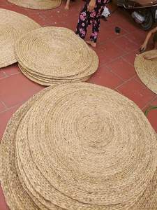 Tapis classique en jacinthe d'eau 100% naturelle et napperon tissé à la main avec une qualité durable à bon prix - Product Image 5