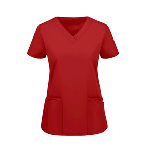 High Quality 2024 <b>Scrub</b> Sets Pattern Medical <b>Scrub</b> Uniforms Women's Custom <b>Plus</b> <b>Size</b> Nurse Hospital Uniforms Knitted Fabric - Product Image 6