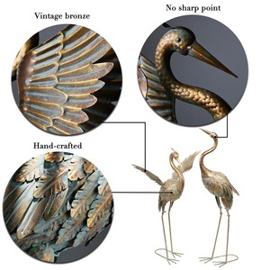 Escultura de Grúa de Tamaño Real, Decoración de Jardín, Accesorios Hechos a Mano, Estatua de Grúa Grande, Conjuntos de Regalos, Artículos para Eventos - Product Image 4