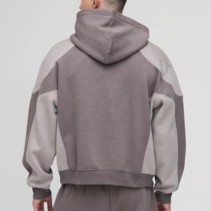 Trendy Wholesale Regular Casual 100% Cotton Hooded Tracksuits Solid Custom Printed Logo Unisex Streetwear High Demand Winter - Product Image 2