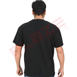 เสื้อยืดแขนครึ่งแขนสำหรับผู้ชายเสื้อยืดผ้าฝ้าย100% โอเวอร์ไซส์แบบสั่งทำ - Product Image 5