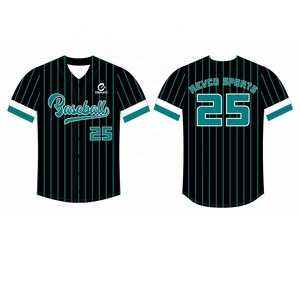 Personalizado al por mayor transpirable béisbol Jersey nuevo diseño de alta calidad béisbol Jersey hombres - Product Image 1