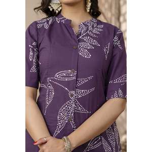Conjunto de algodón estampado, ropa india y pakistaní - Product Image 5