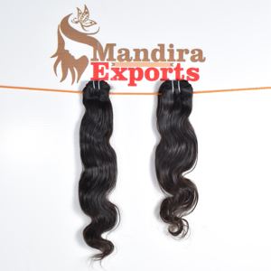 Tengle gros cuticules alignés crépus Bodywave naturel noir brut indien vierge Extensions de cheveux humains faisceaux gratuits - Product Image 3
