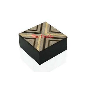 Wooden Black Color <b>Jewelry</b> Storage <b>Box</b> Exclusive Quality Square Shape <b>Jewelry</b> <b>Gifted</b> <b>Box</b> At Wholesale - Product Image 6