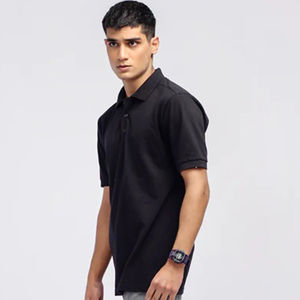 เสื้อโปโลผ้าฝ้ายสำหรับผู้ชายเสื้อโปโลผ้าโพลีเอสเตอร์พิมพ์ลายทั้งตัวโลโก้แบบกำหนดเอง - Product Image 5