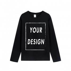 T-shirts à manches longues en coton de qualité supérieure pour hommes, logos ou design d'images et personnalisation, t-shirt unisexe, couleurs unies, t-shirt pour hommes - Product Image 1