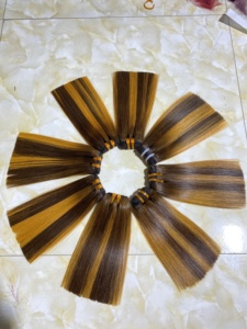 วิกต่อผมมนุษย์แบบผูกติดกับหนังกำพร้าสองชั้นสำหรับต่อผมแบบรัสเซีย - Product Image 2