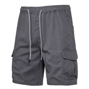Short d'été pour homme en coton Taille moyenne pour homme Short d'affaires décontracté de luxe pour homme Chino extensible Short de coupe classique - Product Image 3