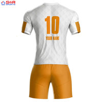 Uniformes de Fútbol Personalizados de Alta Calidad para Hombre, Precio al por Mayor, Diseño por Sublimación, Uniformes de Fútbol con Sublimación Completa, MOQ Bajo, para Clubes