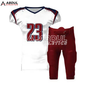 Uniforme de football américain sur mesure de haute qualité, meilleure vente d'uniforme de football américain respirant - Product Image 1
