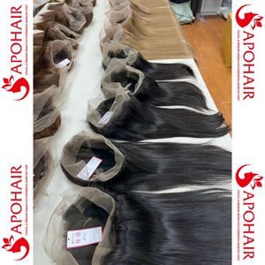 ขายส่งวิกผมลูกไม้เต็มตรง100% ผมมนุษย์ที่กำหนดเองสี HD ลูกไม้โรงงานแนวโน้มด้านบน - Product Image 6