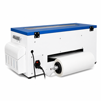 Impresora Comercial de Transferencia Térmica DTF con Cabezal de Impresión Único XP600, Pantalla Táctil, Circulación de Tinta Blanca para Impresión de Prendas A3