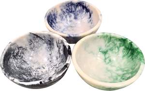 Bol de service à salade en résine fait à la main, nouveau design personnalisable pour la maison, le jardin, la cuisine et la table. - Product Image 3