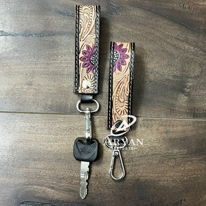 พวงกุญแจหนังวัวพร้อมเครื่องมือสำหรับเป็นของขวัญพวงกุญแจรถสุดหรูสำหรับทุกเพศ - Product Image 1