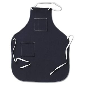 Tablier en denim rétro personnalisé unisexe accessoires d'uniforme de bar de restaurant coton réglable de haute qualité vente en gros ODM - Product Image 2