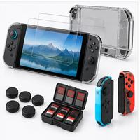 Kit d'accessoires pour console de jeu Nintendo Switch 2 : Protection et rangement pour la console portable et les manettes
