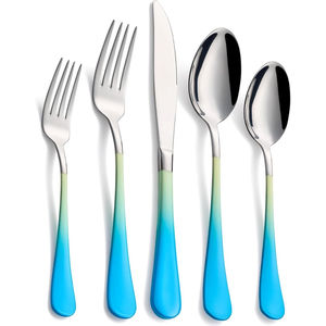 Wholesale Customized Stylish Gold Metal Stainless Steel Cutlery <b>Set</b> Spoon <b>Fork</b> <b>Knife</b> for Hotels Wedding Events Business Gifts - Product Image 2