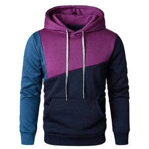 Sweat-shirt à capuche personnalisé pour homme, doublé en polaire d'hiver, avec poche, couleur unie, pull à capuche pour homme - Product Image 1
