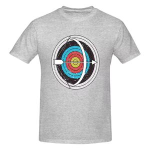 Camisetas cómodas de algodón para hombre, tiro con arco de caza con camisetas estampadas de gran tamaño, 100% algodón - Product Image 6