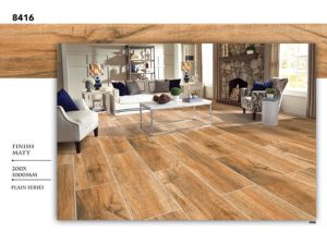 Azulejo de suelo de porcelana antideslizante de 200x1000mm, aspecto de madera, detalles de madera antibacterianos para uso comercial doméstico, rústico para apartamentos - Product Image 3