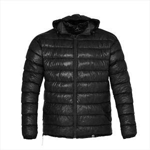 Warm Lightweight Hooded Puffer <b>Jacket</b> for <b>Men</b> and Women with Windproof Polyester Fill and Zipper Closure DDP Shipping - Product Image 1