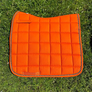 Nouveau coussin de selle de cheval en tissu de remplissage en coton personnalisé produit équestre tapis de selle pour équitation tapis de selle mousse satin - Product Image 2
