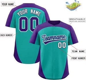 Uniforme de Equipo Personalizado por Sublimación, Camiseta de Béisbol Sublimada Personalizada con Estampado de Puntadas, Nombre, Número y Logotipo Personalizados - Product Image 2