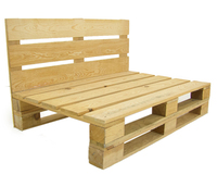 Sofá de paleta de madera NATURAL, único y moderno, duradero, de VIETNAM, gran oferta
