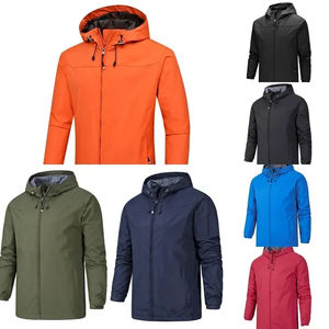 Chaqueta de sarga de algodón pesada personalizada para hombre, ropa de calle vintage con cremallera y estilo informal de tela de lona - Product Image 5