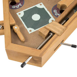 Jeu de flipper de baseball en bois de haute qualité, jeu de table classique rétro, jouet d'arcade amusant, divertissement familial, jeu de compétences en intérieur - Product Image 2