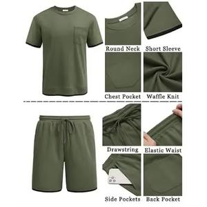 Nouveaux ensembles de compression pour hommes à prix avantageux, t-shirt et short de compression à séchage rapide avec logo personnalisé, pour la salle de sport et le fitness - Product Image 5