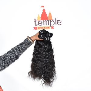 Couleur naturelle Noir Femmes Vietnamien Bundle 100% Cuticule Aligné Machine Double Trame Traitement Aucune Vague Cheveux Humains Vente en Gros - Product Image 1