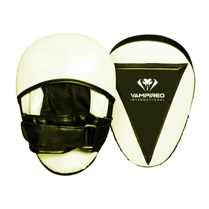 Almohadilla de enfoque de boxeo de cuero de alto rendimiento y grano superior VAMPIREO INTL acolchado multicapa para MMA Panel de entrenamiento de lucha de enfoque - Product Image 3