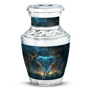 Éléphant Urnes Pour Cendres De Crémation Moderne Humain Mini Souvenir Décoratif Pour Cendres Infantile Faune Urne Animal - Product Image 1